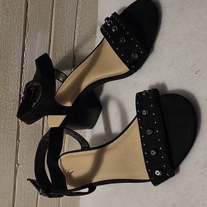 Heeled Black Sandal by Simply Vera Wang